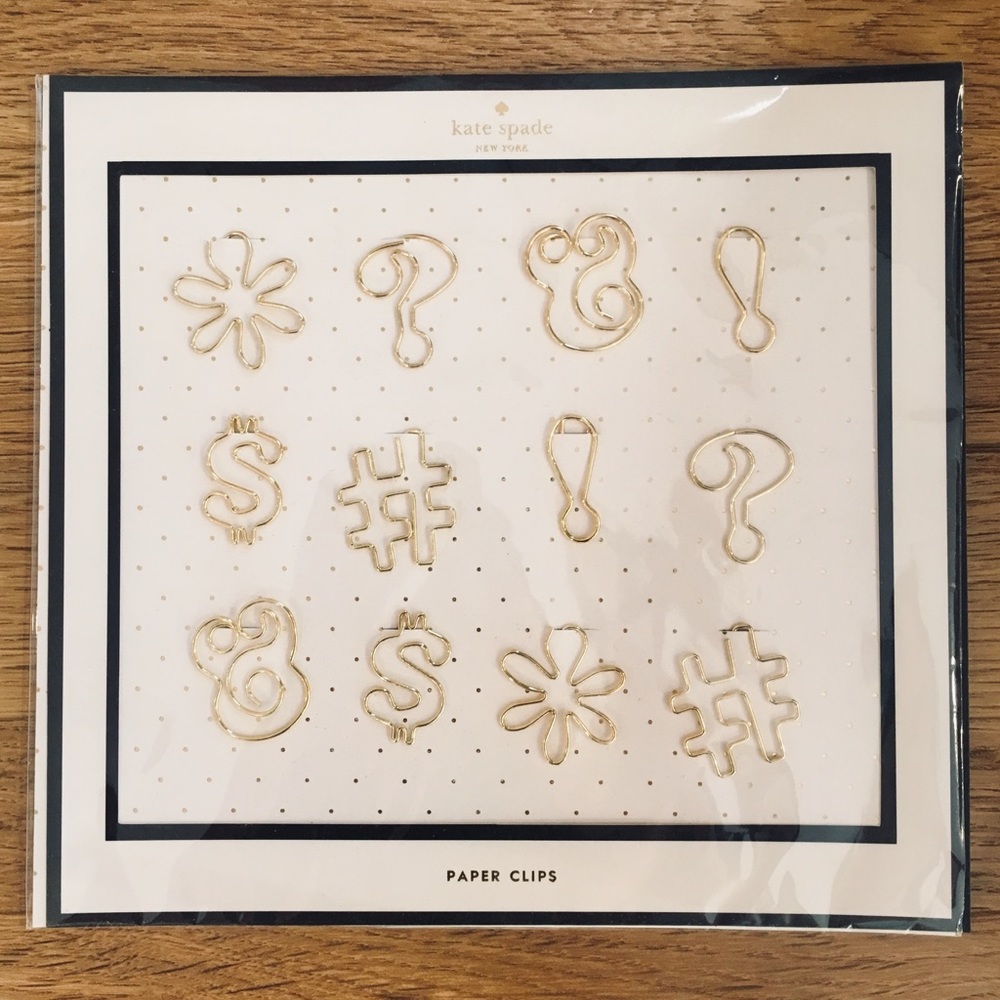 Kate Spade Expletives Paper Clips